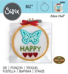 Sizzix Bigz Stanze by Eileen Hull Embroidery Hoop