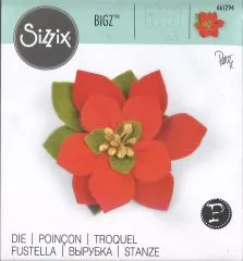Sizzix Bigz Stanze by Pete Hughes Build a Bloom, Poinsettia
