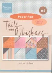 Marianne Design Paper Pad A4 - Tails & Whiskers