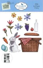Elizabeth Craft Designs - Sunny Days Stanze Picnic Basket & Bunny