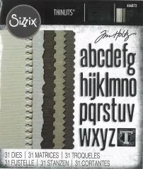 Sizzix Thinlits Stanze Set 31PK - Vault Edges by Tim Holtz