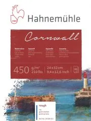 Hahnem�hle Cornwall Aquarell-Block 24x32cm rau