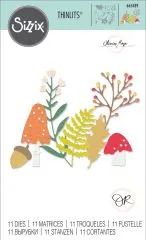 Sizzix Thinlits Die by Olivia Rose Winter Nature (11pcs)
