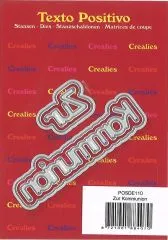 Crealies Texto Positivo Stanze Zur Kommunion