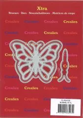 Crealies Xtra Stanze Butterfly B XL