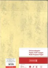 Multifunktionspapier Universalpapier Marmor A4 120 g/m� chamois 35 Blatt