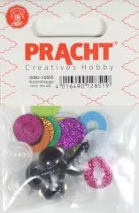 Glitzer-Sicherheitsaugen 14mm mix 4 St�ck