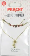 Schiebeverschluss f�r Armband 11cm goldfb.