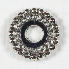 Metallperle Rad silberfb.