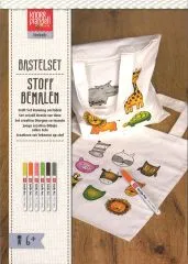 Bastel-Set Stoff bemalen „Animals & Zoo“ Kindertaschen