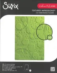 Sizzix 3D Textured Impressions A5 Embossing Folder - On the spot