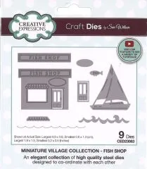 Creative Expressions Miniature Village Collection - Fish Shop