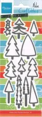 Marianne Design Craftables Silver Selection - Trees