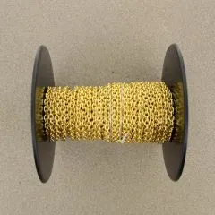 Ankerkette rund goldfb. Meterware