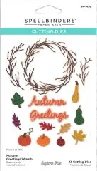 Spellbinders Paper Arts Cutting Dies - Autumn Greetings Wreath