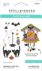 Spellbinders Paper Arts Cutting Dies - Halloween Tick Tock