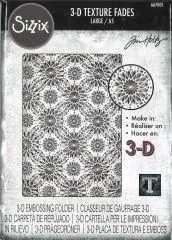 Sizzix 3-D Texture Fades Embossing Folder large / A5- kaleidoscope