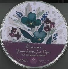 Round Watercolour Paper 13cm 300g/qm