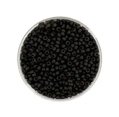 Miyuki Beads 2,2mm 12g black matt