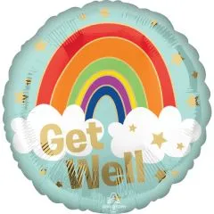 Folienballon Get well 45cm