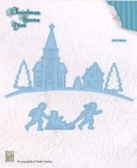 Christmas Scene Dies - Wintertime