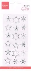 Marianne Design Decorations Stars Rhinestones - silber