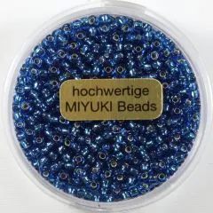 Miyuki Beads 2,2mm 12g silverlined turquoise
