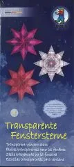 Transparente Fenstersterne 40cm Motiv 4
