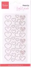 Marianne Design Hearts Pearls - light pink