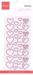 Marianne Design Hearts Rhinestones - light pink