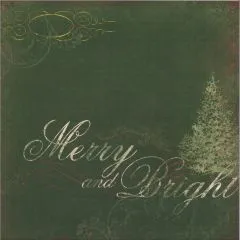 Scrapbooking Papier Father Christmas Merry & Bright