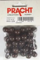 Pracht Holzperlen 12mm 40St braun