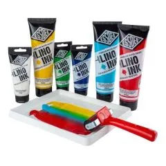 Premium Water-based block printing ink - 100ml yellow