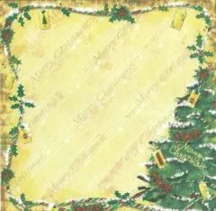 Premium Glitter Scrapbook paper Weihnachten 67