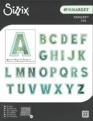Sizzix Thinlits Die Set 52pcs - This or That Alphabet