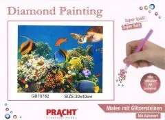 Diamond Painting mit Rahmen 30x40cm - Unterwasserwelt