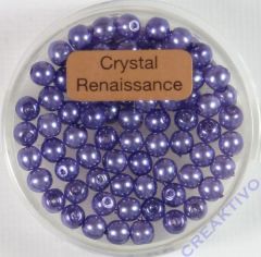 Crystal Renaissance Perlen 4mm violet