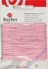 Baumwoll-Kordel gewachst 20m ros�