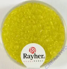 Rocailles 2,6mm  transparent gelb