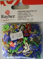 Jubil�ums Pailletten 25