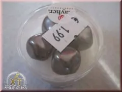 Renaissance-Perle, 17 mm  anthrazit