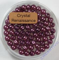Crystal Renaissance Perlen 4mm hell lila