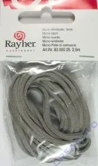 Micro-Wildleder 3mm grau