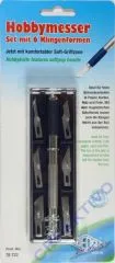 WeDo Hobbymesser - Set mit 6 Klingenformen