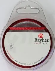 Rayher Satinband 3mm 10m weinrot