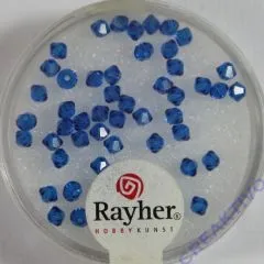 Rayher Swarovski Kristall-Schliffperlen 3mm nachtblau (Restbestand)