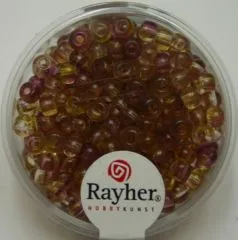 Rayher Rocailles Two Tone 4mm orchidee