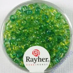 Rayher Rocailles Two Tone 4mm lagune