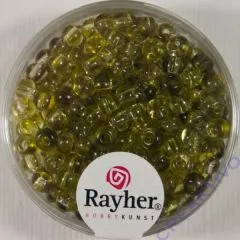 Rayher Rocailles Two Tone 4mm avocado