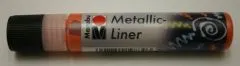 Marabu Metallic Liner 25ml Metallic-orange (Restbestand)